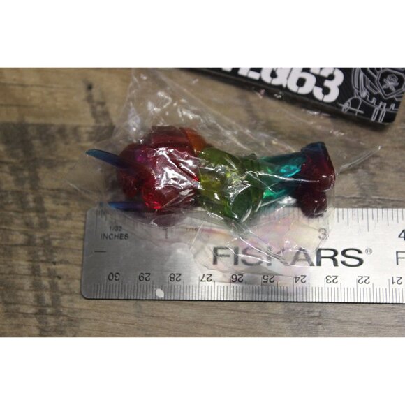 Quiccs x Martian Toys Bullet Punk Tropical  Threat Micro TEQ63 rainbow 3" figure - Picture 8 of 9